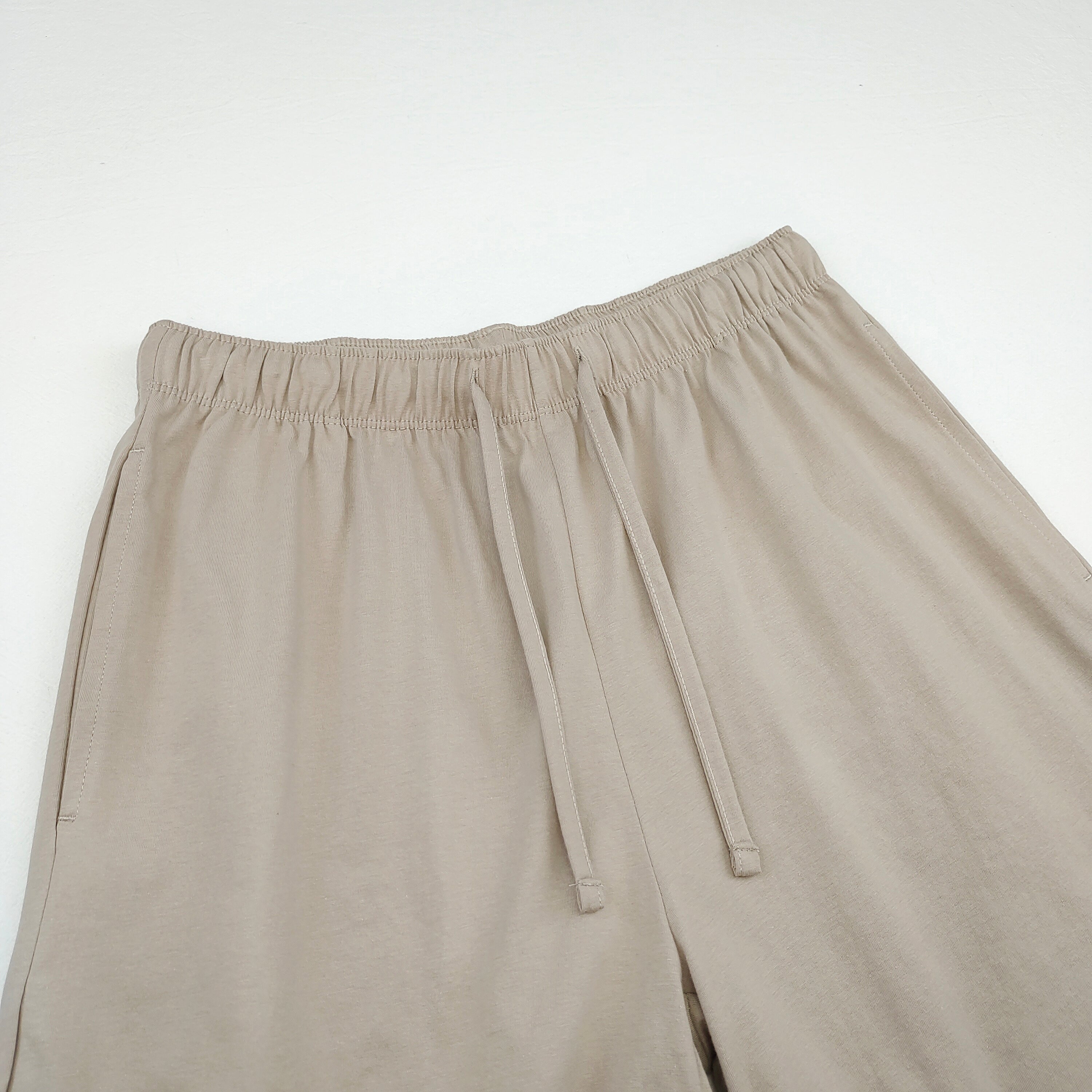 Women’s Cotton Linen Drawstring Shorts High Waist Loose Fit Summer Shorts with Pockets
